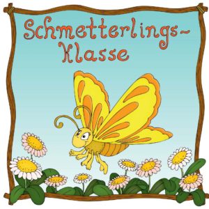 Türschild Schmetterlingklasse