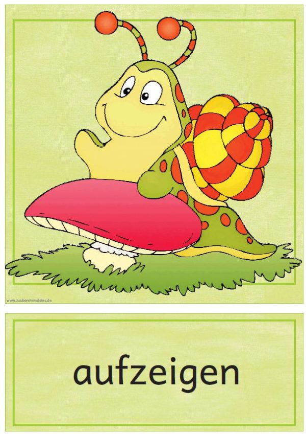 Grundregeln und Ausmalheft Schnecke