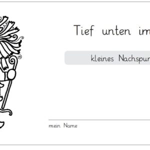 Nachspurheft: Tief unten im Meer