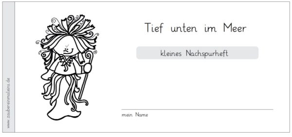 Nachspurheft: Tief unten im Meer