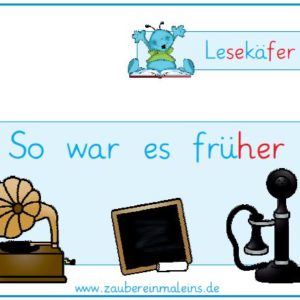 Lesekäfer: So war es früher