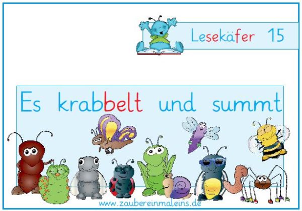 Lesekäfer: Es krabbelt und summt