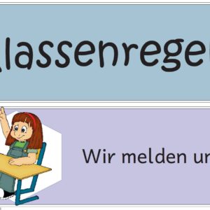29 Klassenregeln zum Zusammenstellen