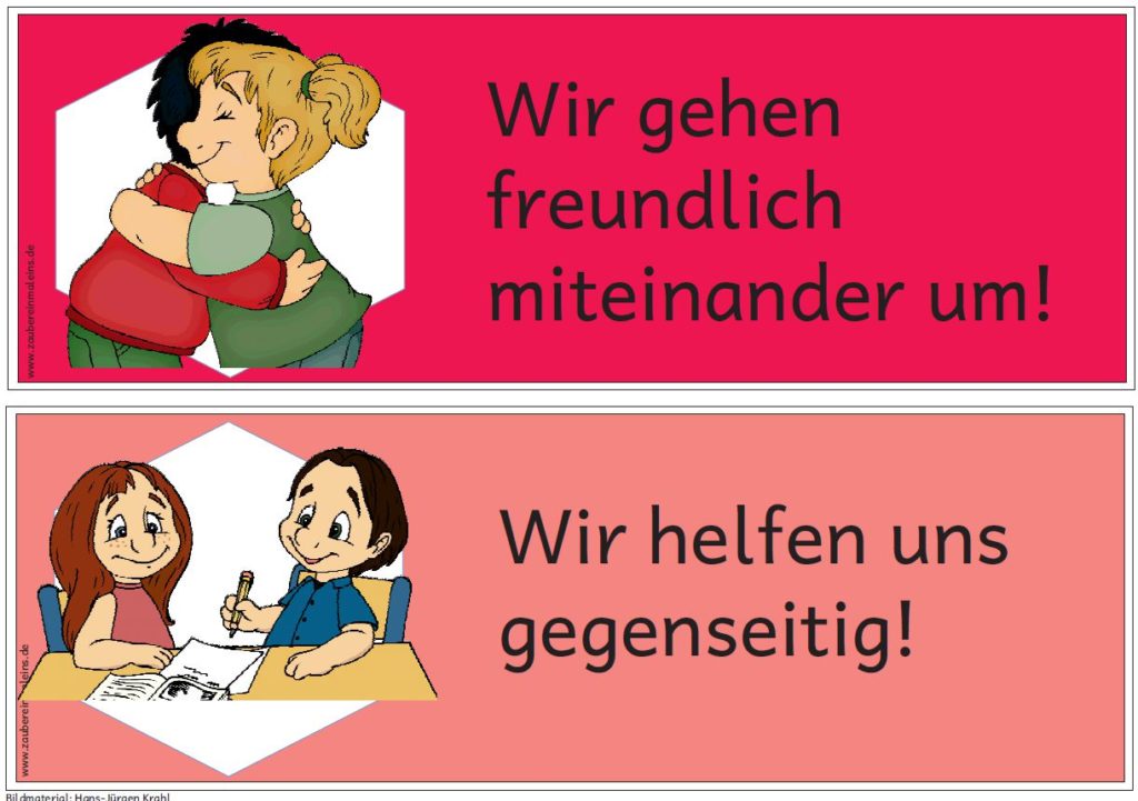 29 Klassenregeln zum Zusammenstellen – Zaubereinmaleins Shop