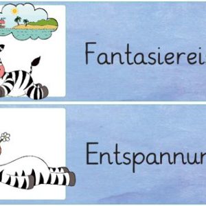 Tagestransparenz Zebraklasse
