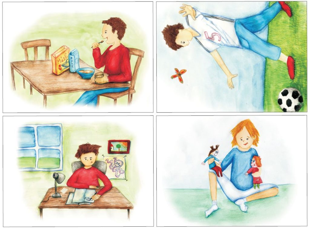 Bildkarten Tagesablauf – Zaubereinmaleins Shop