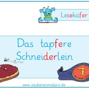 Lesekäfer: Das tapfere Schneiderlein