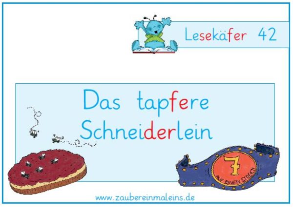 Lesekäfer: Das tapfere Schneiderlein