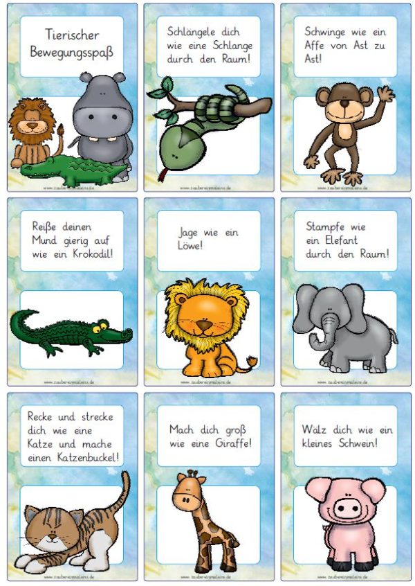Tierischer Bewegungsspaß