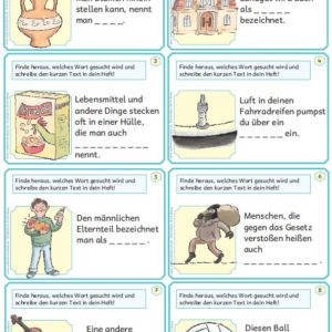 V - Wörter Minikartei