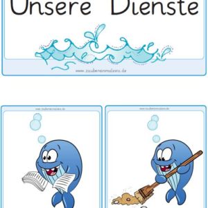 Diensteschilder Wale