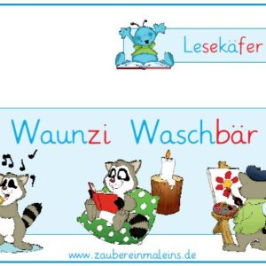 Lesekäfer: Waunzi Waschbär