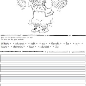 Schreiben mit Witschi Wummelspeck - 4fach differenziert