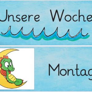 Wochentage Seepferdchen