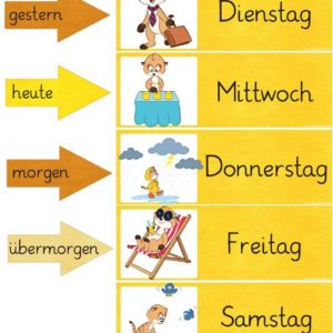 Wochentage Erdmännchen