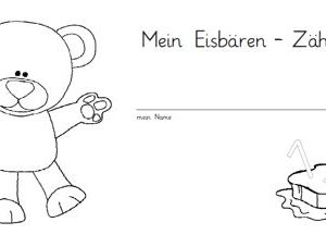 Eisbären Zählheft Zahlenraum bis 10