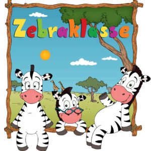 Türschild Zebraklasse II