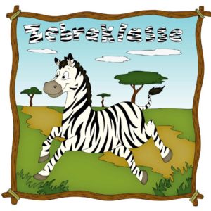Türschild Zebraklasse