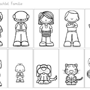 Wörterschachtel Familie