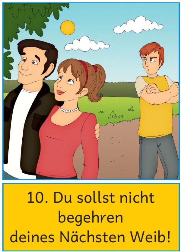 Bildkarten und Ausmalbilder zu den 10 Geboten Zaubereinmaleins Shop