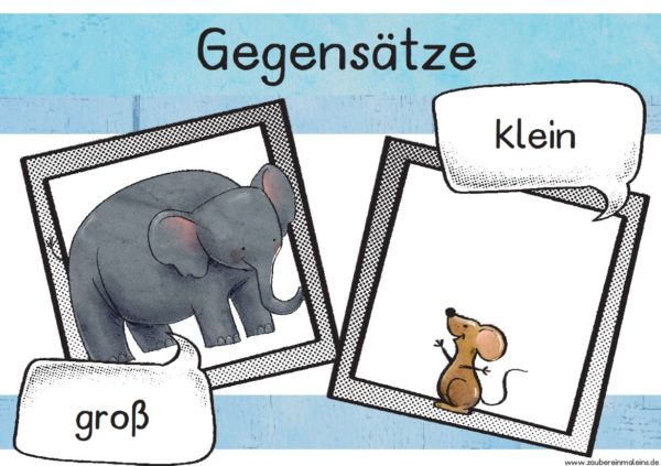 Aushänge: Gegensätze