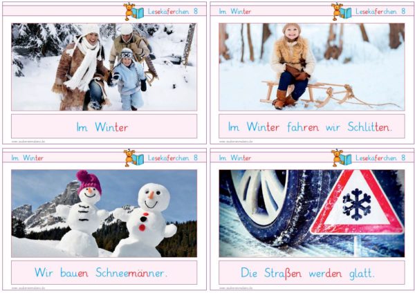 Lesekäferchen: Im Winter
