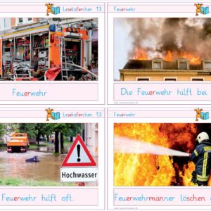 Lesekäferchen: Feuerwehr