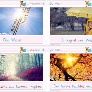 Lesekäferchen: Wetter