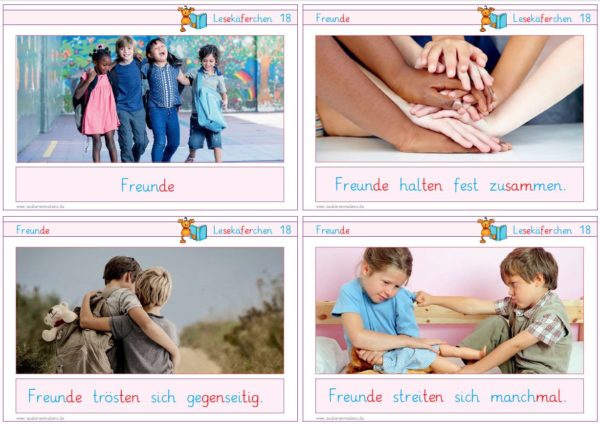 Lesekäferchen: Freunde