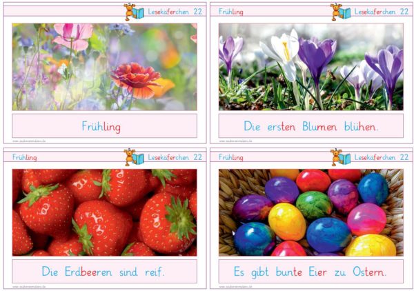 Lesekäferchen: Frühling