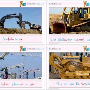 Lesekäferchen: Baufahrzeuge