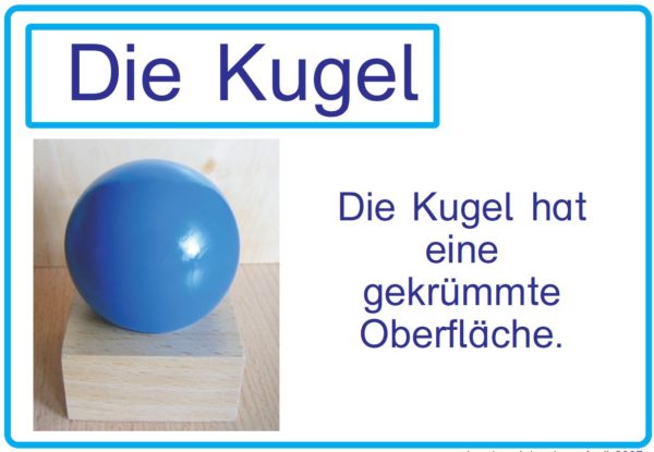 Steckbriefe/Aushänge geometrische Körper