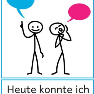 Reflexionsaushänge Strichmännchen
