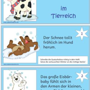 Winterquatsch im Tierreich - 20 Quatschsätze