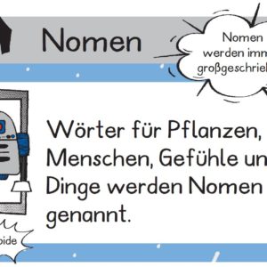 Vereinfachte Wortartenaushänge