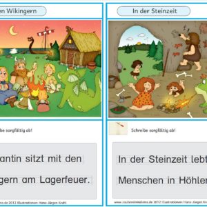 Lese- und Abschreibkartei: Konstantin auf Zeitreise