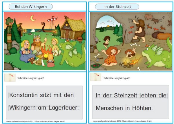 Lese- und Abschreibkartei: Konstantin auf Zeitreise