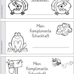 Komplimente Scheckheft