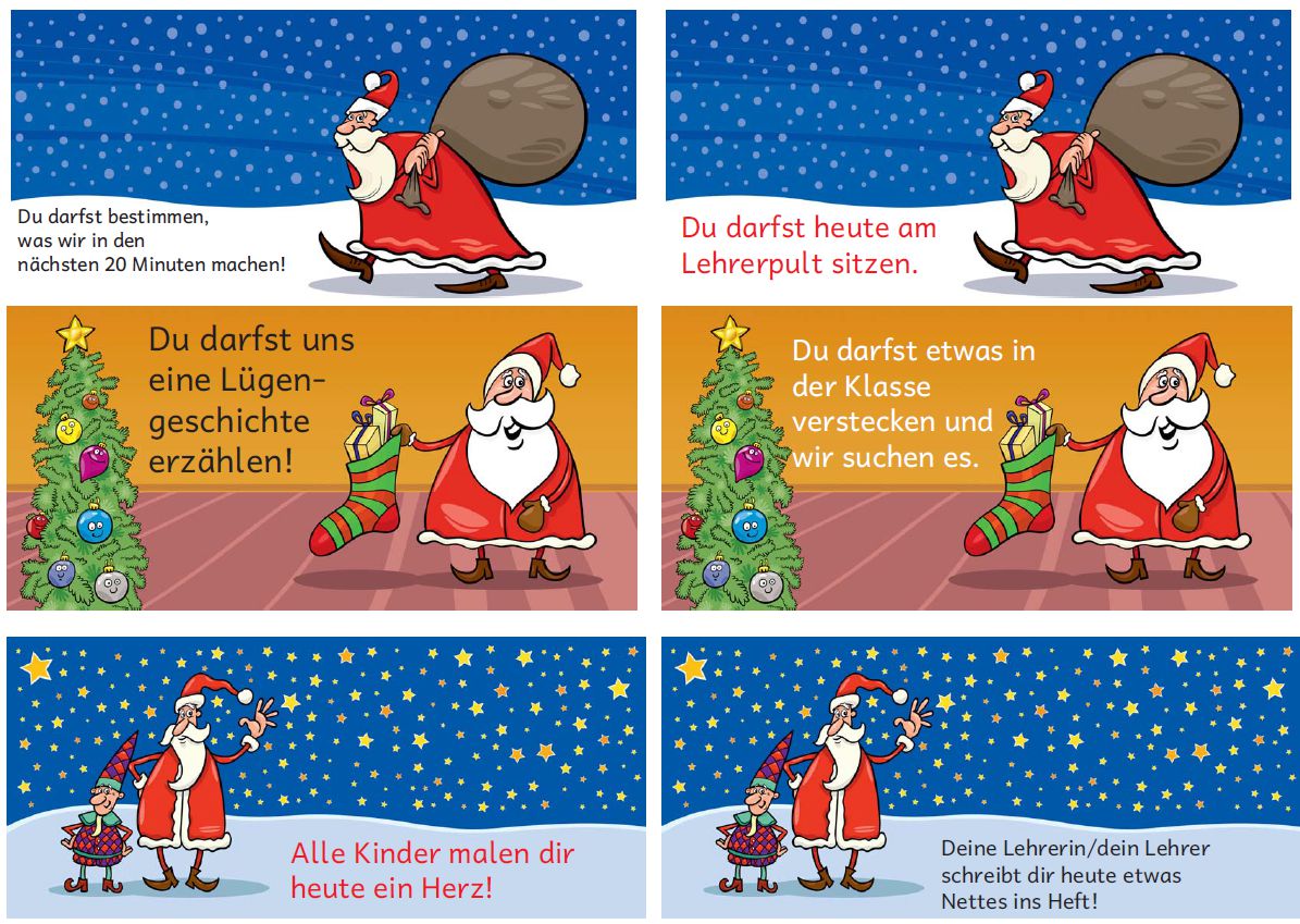 24 Gutscheinkärtchen für den Adventskalender Zaubereinmaleins Shop