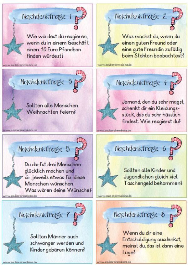 24 Nachdenkfragen - nicht nur für die Adventszeit