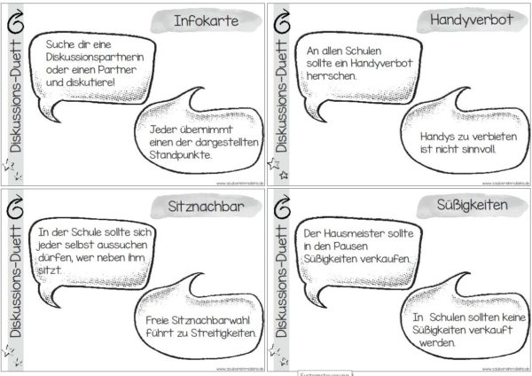 Ergänzungsset Diskussions-Duett