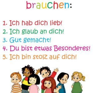Plakat: Was Kinderohren brauchen! - Version 1