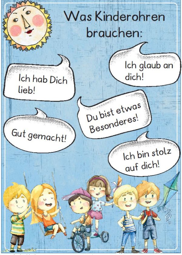 Plakat: Was Kinderohren brauchen! - Version 2