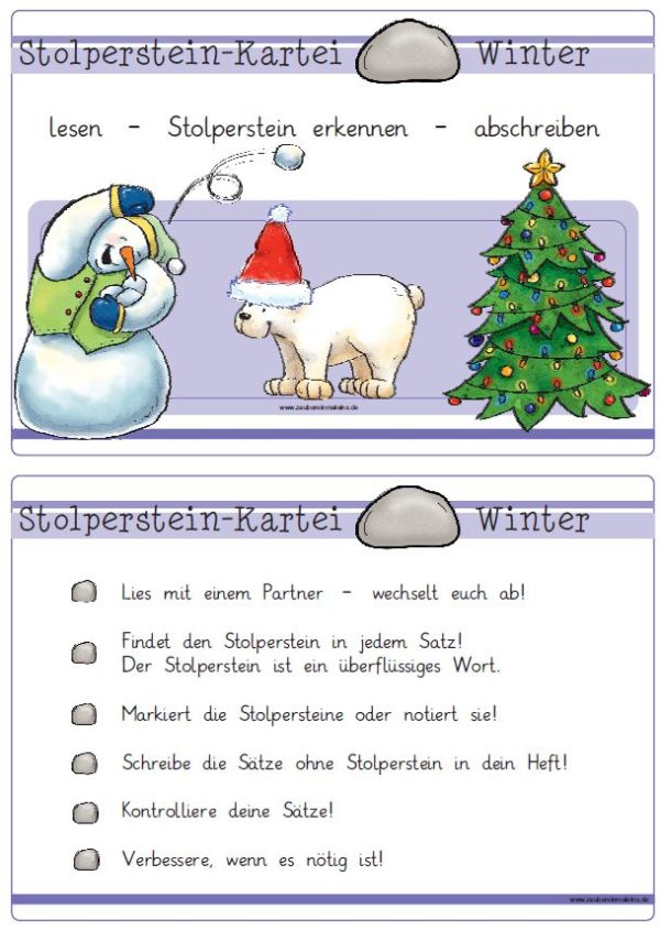 Stolperstein-Kartei Winter