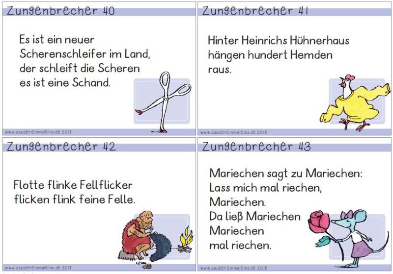 deutsche zungenbrecher pdf