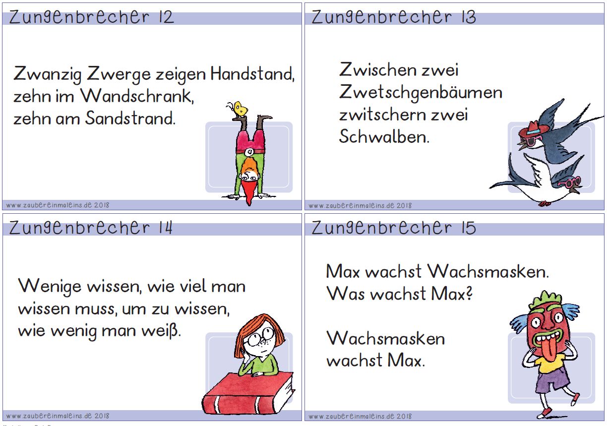 deutsche zungenbrecher pdf