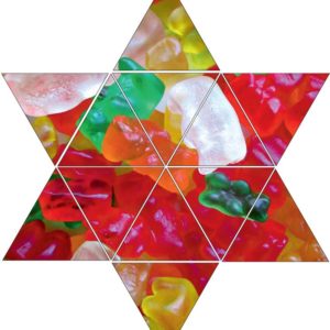 Fotolegestern Gummibärchen