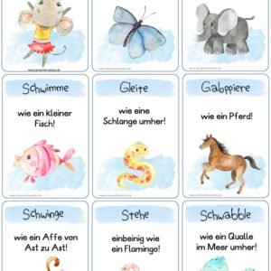 44 x tierischer Bewegungsspaß