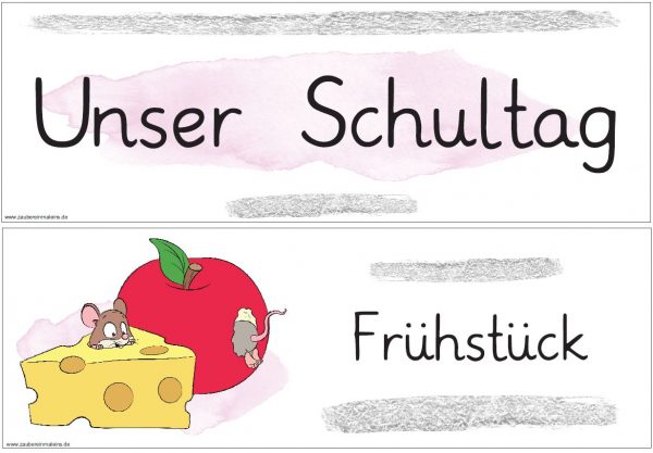 Über 100 Tagestransparenz-Schilder mit Mäusen