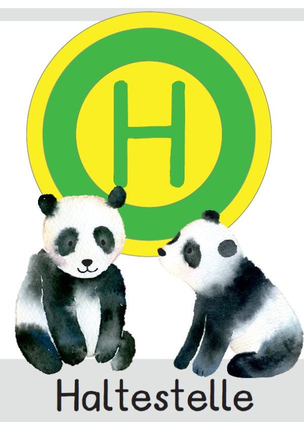 Haltestelle Panda